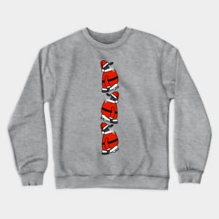 Cute Christmas Penguins Dressed as Santa Crewneck Sweatshirt